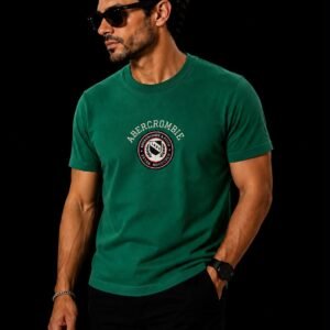 Camisa esmerilhada Aber verde